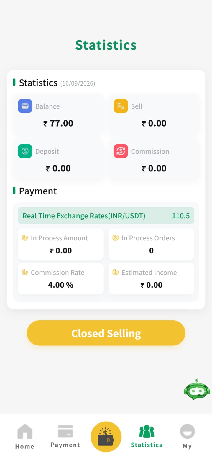 Comepay Payment and Transaction Screenshot